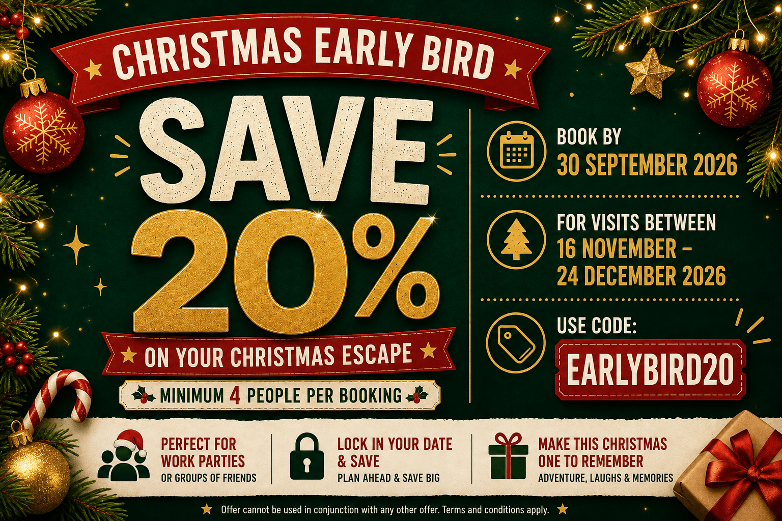 cambridge escape rooms christmas party offer