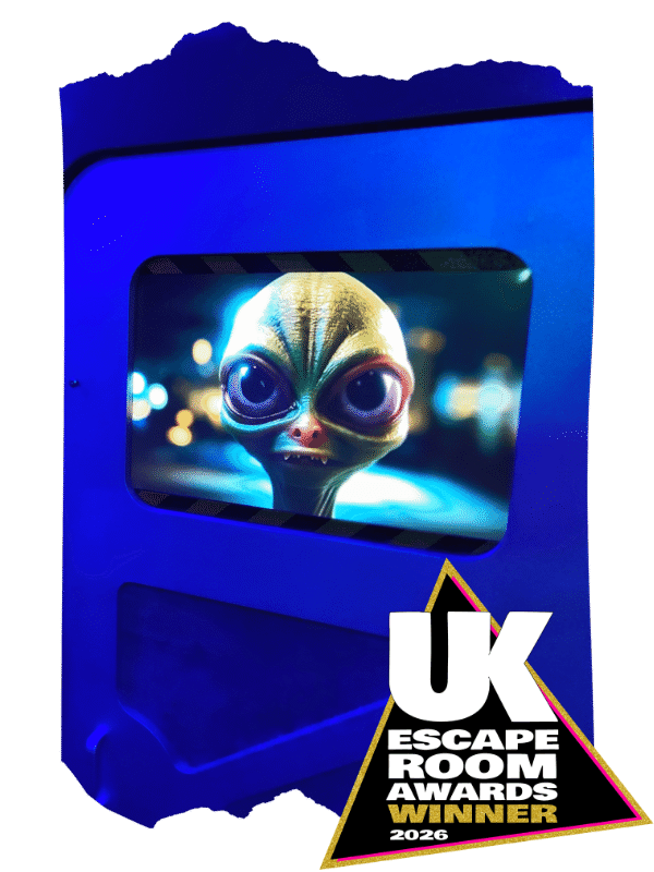 Specimen-27-UK-Escape-Room-Awards-Winner–2026 Preview image of Specimen 27 - voted #7 Escape Room in the UK in the UK Escape Room Awards